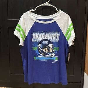 Women’s Seattle Seahawks tee. Torrid size 00. Never worn. New with tags.